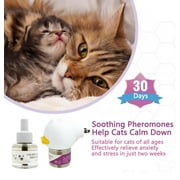 CHOII Cat Pheromones Calming Diffuser 2 Diffuser 4 Soothing Liquid Pheromone Refills for Cats Effectively Relieve Anxiety Stress Reduce Aggression, 192ML Refill Cat Calming Diffuser
